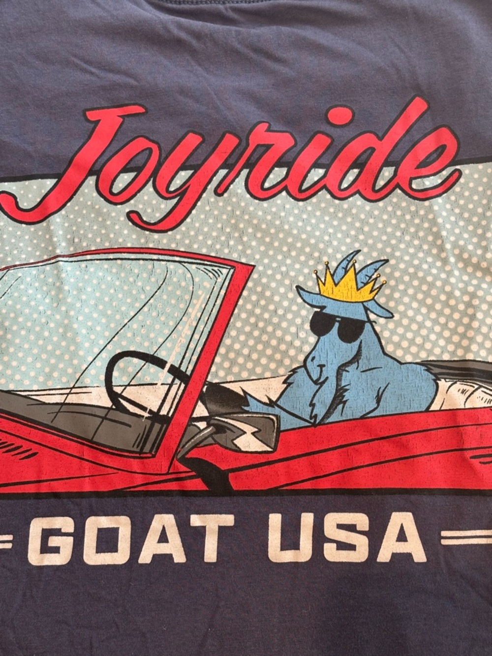 Joyride Goat USA Short Sleeve Tee - Blue/Red